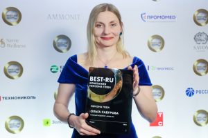 Главред NEWS.ru Сабурова стала лауреатом бизнес-премии BEST.RU